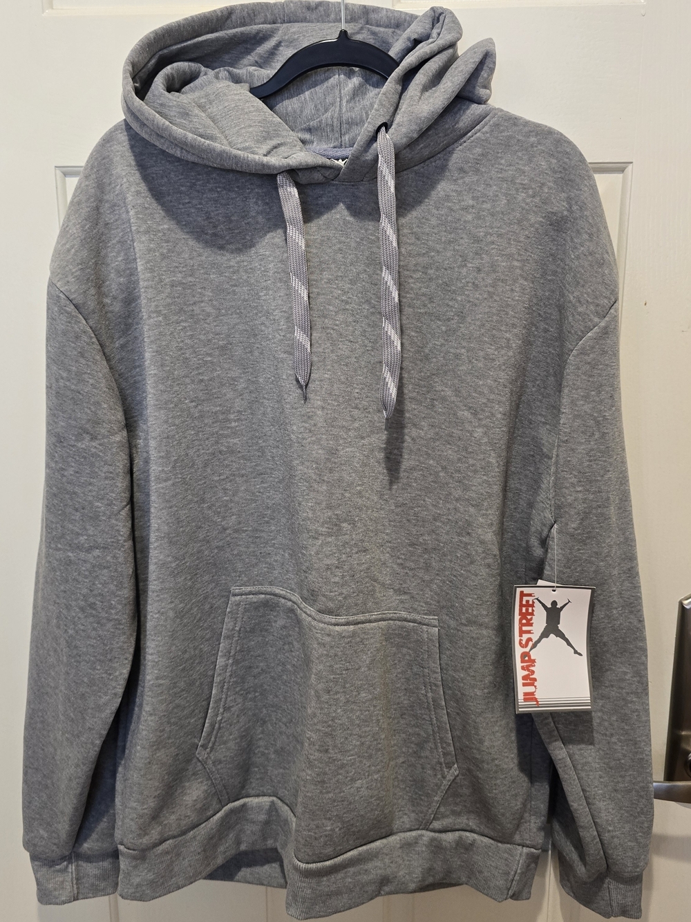 Jump Street Heather Gray Pullover Hoodie XL NWT Streetwear Sweatshirt